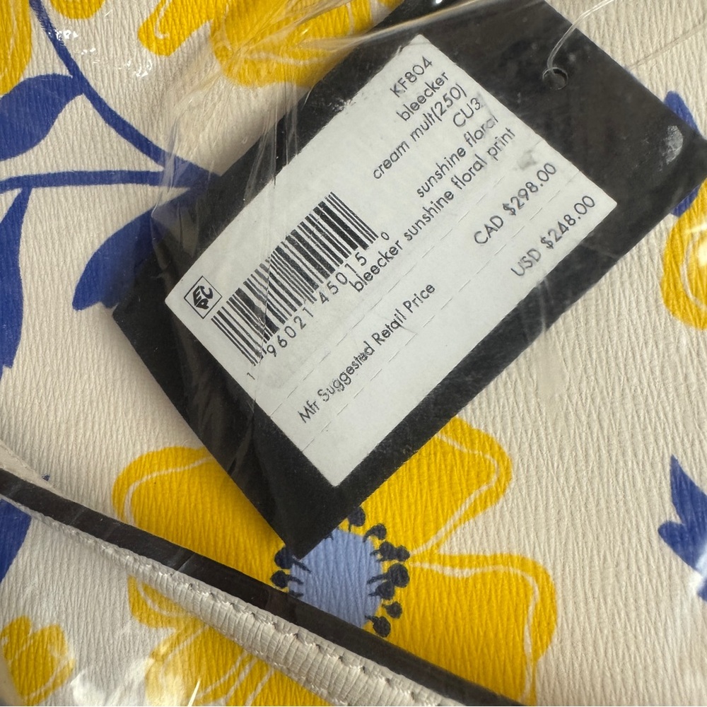 Kate Spade Bleecker Sunshine Floral Tote w/Pouch - Picture 6 of 10